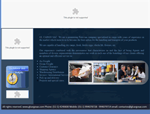 Tablet Screenshot of english.glcargosac.com